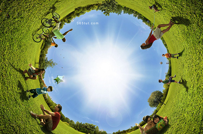 صورة [ دروس تصوير ] الدرس رقم ٢٤٥ – الكوكب الصغير – Tiny Planet